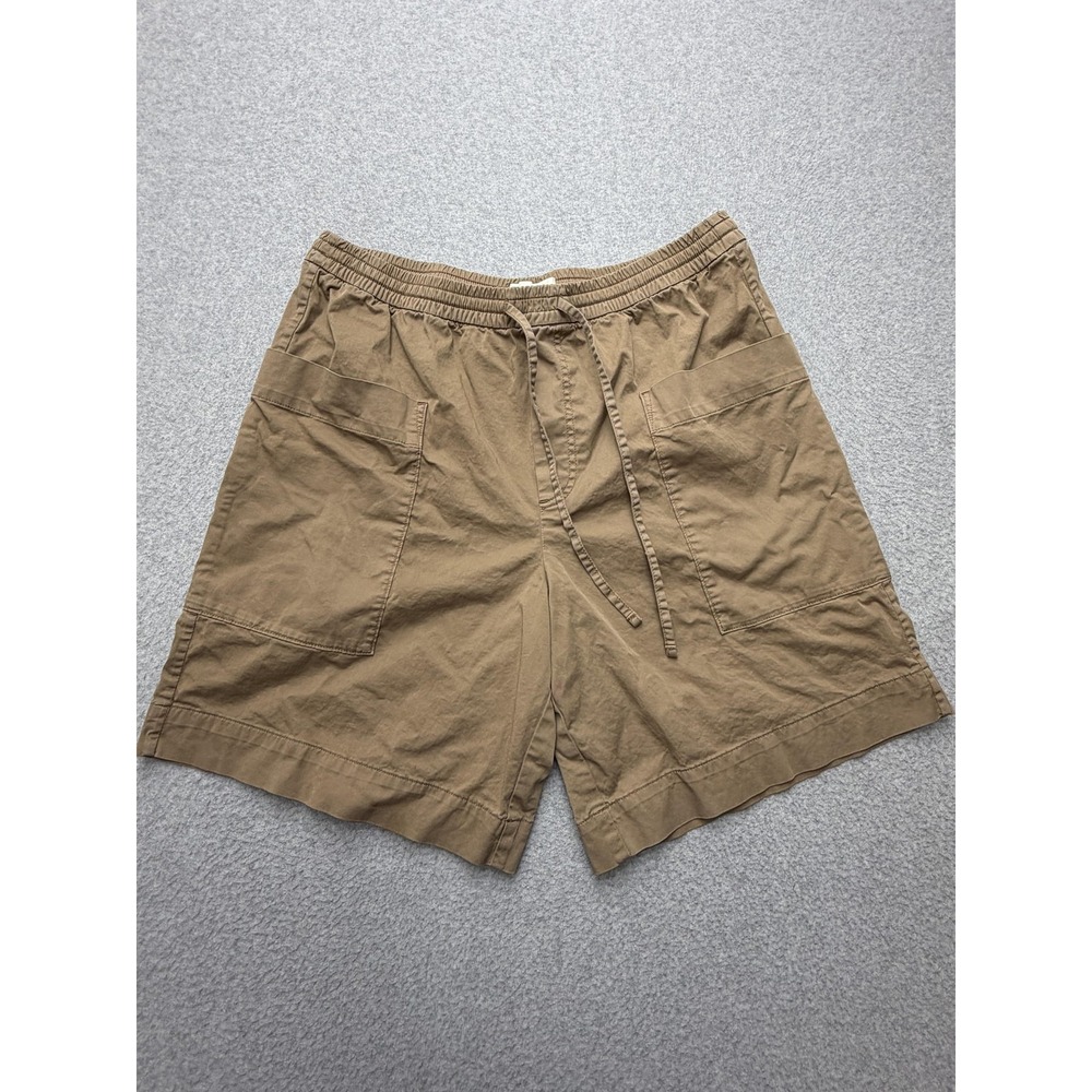 Everlane Shorts Mens Large Brown Drawstring Chino Organic Cotton Casual